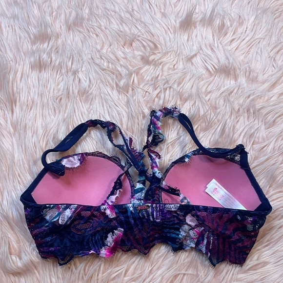 PINK Victoria’s Secret Date Racerback Tropical Bra Size 32C - Picture 3 of 4